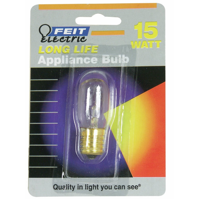 Feit Electric BP15T7N 15-Watt T7 Tubular Appliance Bulb, Clear