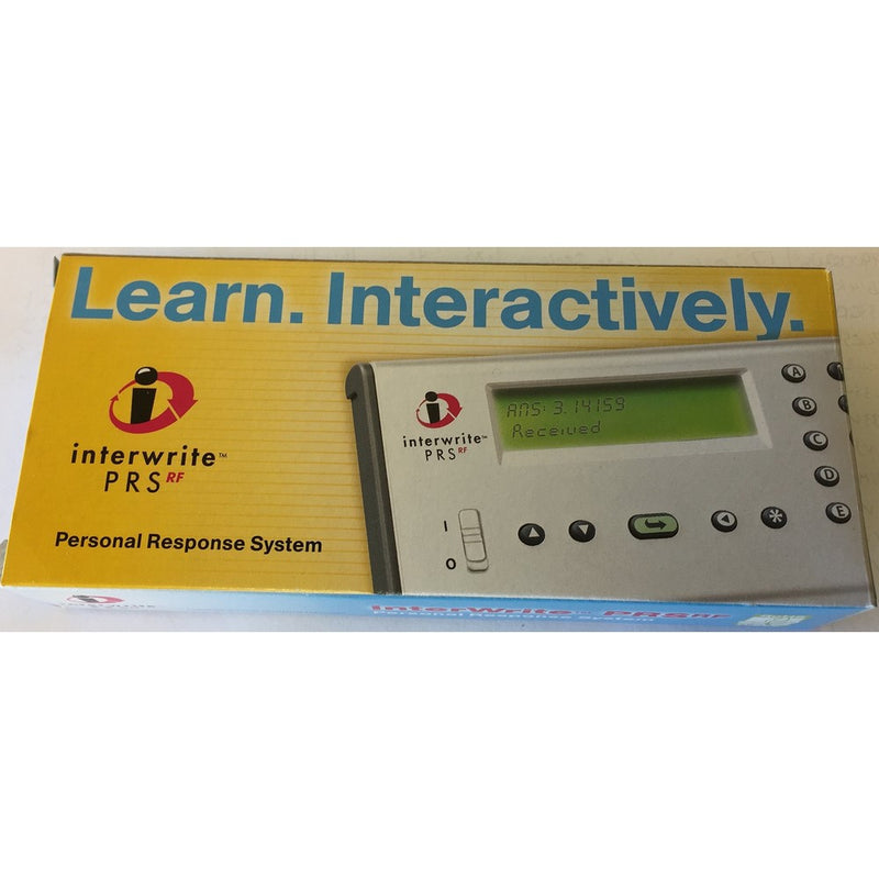 InterWrite PRS RF Personal Response System Student Remote