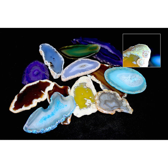 Agate Light Table Slices (set of 12)