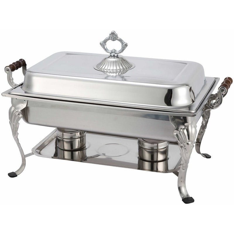 Winco 408-1 Full Rectangular Crown Chafer, 8-Quart