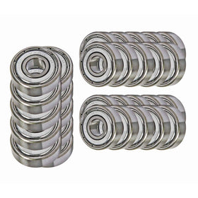30 Bearing 608ZZ 8x22x7 Shielded Greased Miniature Ball Bearings