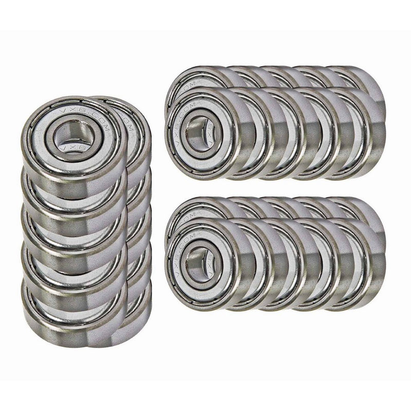 30 Bearing 608ZZ 8x22x7 Shielded Greased Miniature Ball Bearings