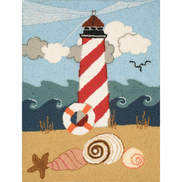 M C G Textiles Heritage Rug Hooking Kit, 20-Inch by 27-Inch, Lighthouse