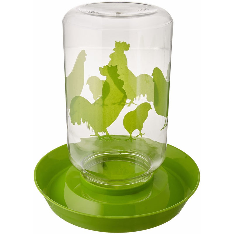 Lixit Corporation SLX0637 Chicken Feeder and Water Fountain, Jumbo, 128-Ounce