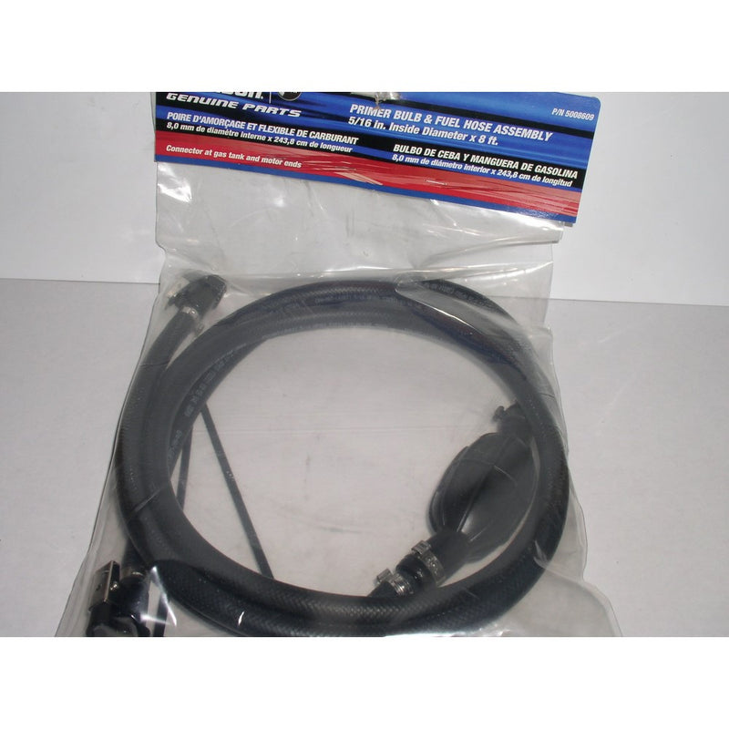 OEM Evinrude Johnson BRP 5/16" 8' EPA Compliant Hose and Bulb Assembly - 5008609