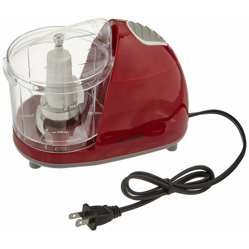 Brentwood MC-105 1.5-Cup Mini Food Chopper, Red
