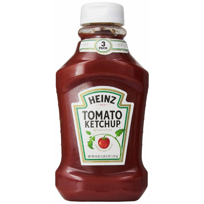 Heinz Ketchup, Tomato, 44 Ounce (3 count)