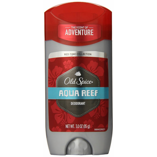 Old Spice Red Zone Collection Aqua Reef Scent Men's Deodorant 3 Oz