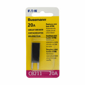 Bussmann (BP/CB211-20-RP) 20 Amp Type-I ATM Mini Circuit Breaker