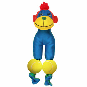 Boss Pet Chomper Tennis Tot Ball for Pets, Assorted Animals, Assorted Colors