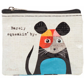 Blue Q Coin Purse: Barely Squeakin