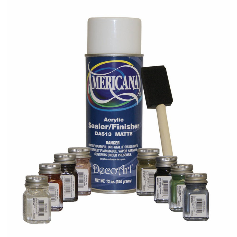 Alpine RTD102 Testers' Touch Up Paint Kit with Americana Sealer and Brush