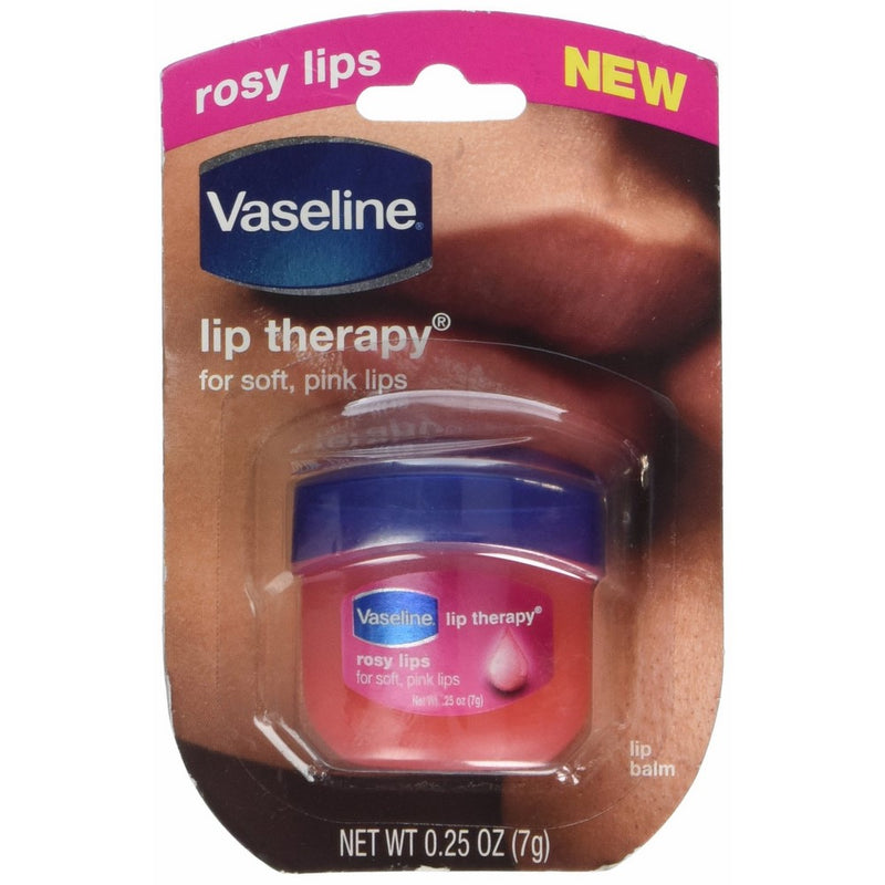 Vaseline Lip Therapy Rosy Lips Pack of 2 0.25 Oz./7 Grams