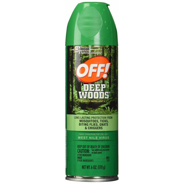 OFF! Deep Woods Insect Repellent 6 Ounce Spray (2 Pack)