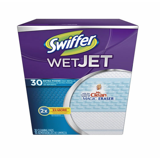 Swiffer 80224594 Wetjet Extra Power Pad Refills 30