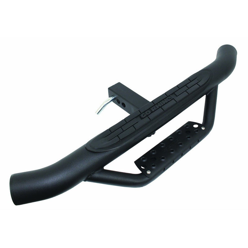 Go Rhino D360T Textured Black Powder Coat Finish Universal Dominator Hitch Step for 2" Recievers
