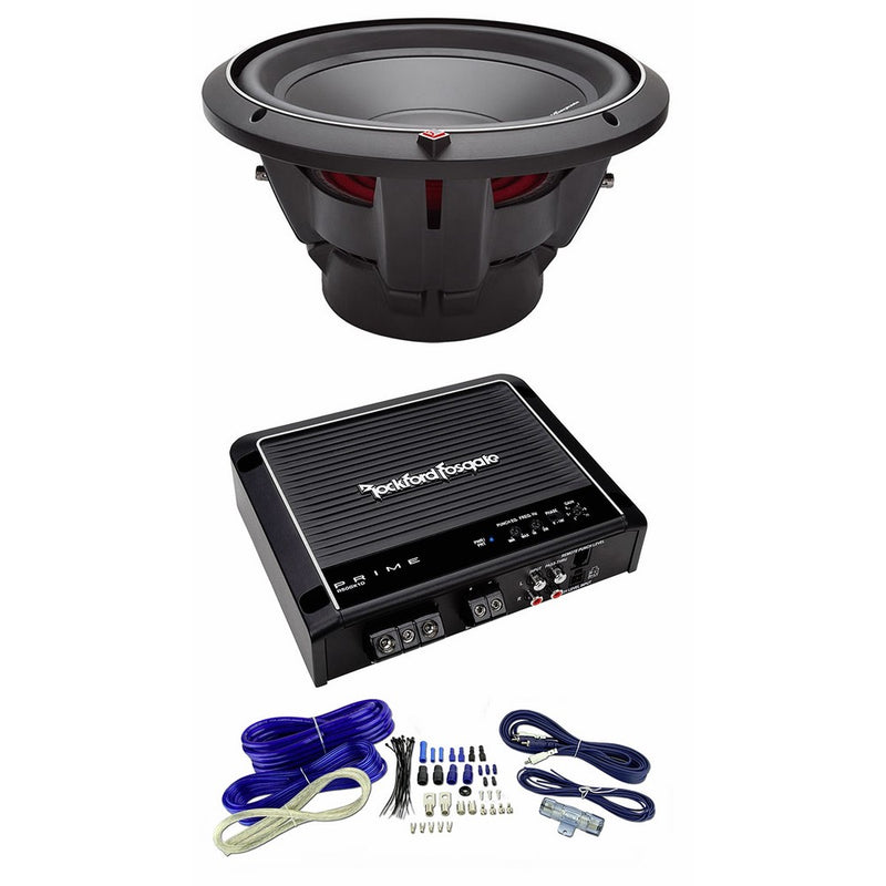 NEW ROCKFORD FOSGATE P2D4-12 12" t Dual 4-Ohm Car Audio Sub R500X1D Amplifier