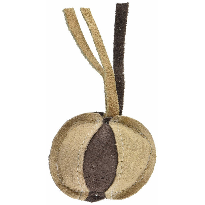 Ethical Pets Dura Fused Leather Ball Cat Toy, 2.5"