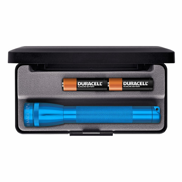 Maglite Mini Incandescent 2-Cell AA Flashlight in Presentation Box, Blue