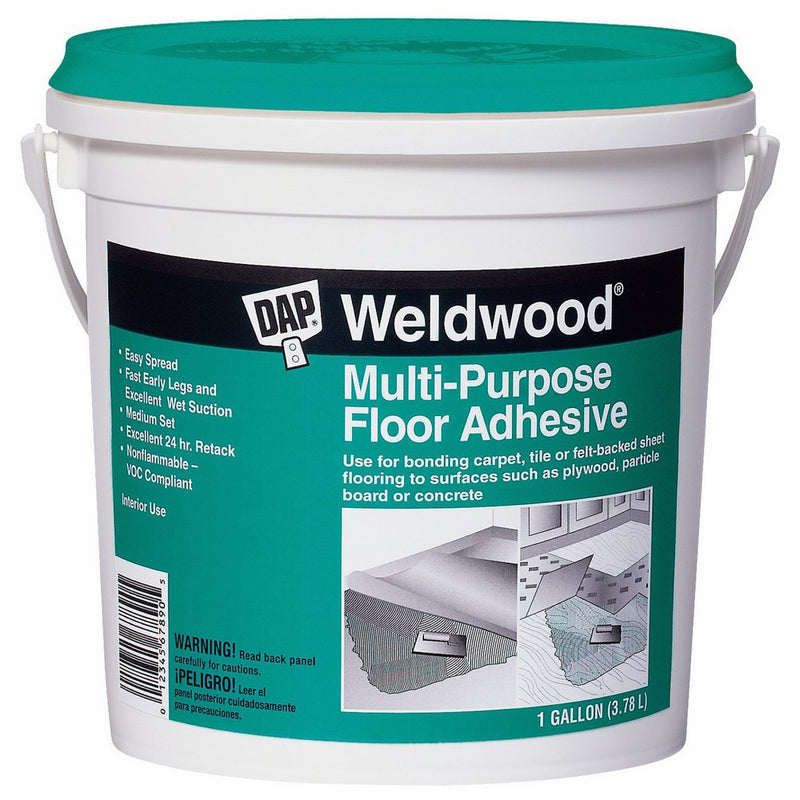 Dap 00142 Weldwood Multi-Purpose Floor Adhesive, Gallon