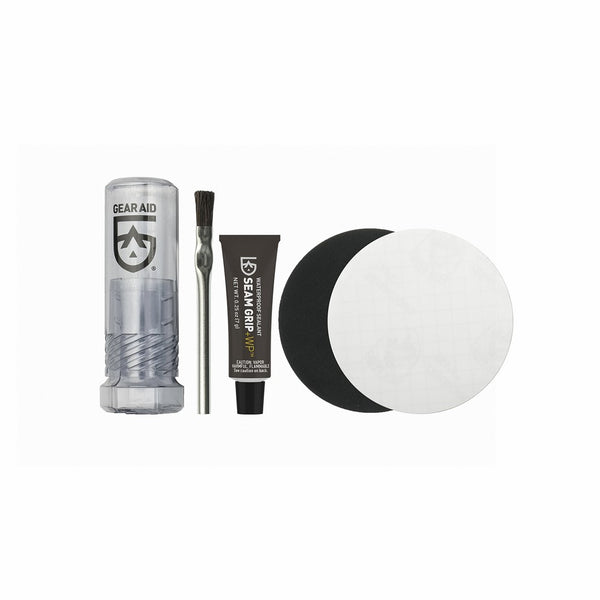 Gear Aid Seam Grip WP Repair Kit for Tents and Outdoor Gear, 0.25 oz adhesive  3" Tenacious Tape patches