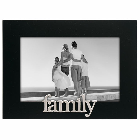 Malden International Designs Family Expressions Picture Frame, 4x6, Black