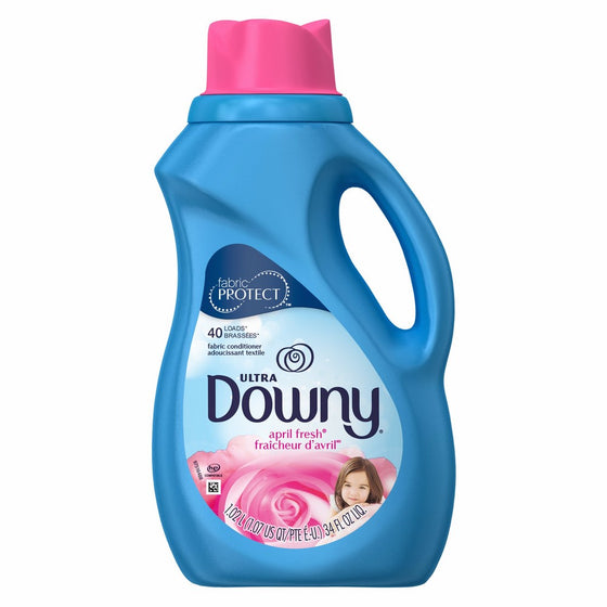 Downy April Fresh Downy Ultra Liquid Fabric Softener, 34 fl oz