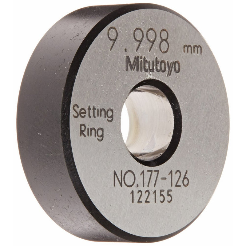 Mitutoyo 177-126 Setting Ring, 10mm Size, 10mm Width, 32mm Outside Diameter, /-1.5Micrometer Accuracy