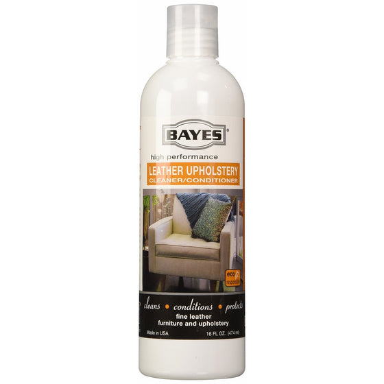 Bayes Premium Leather Cleaner/Conditioner, 16 oz, Pack of 6