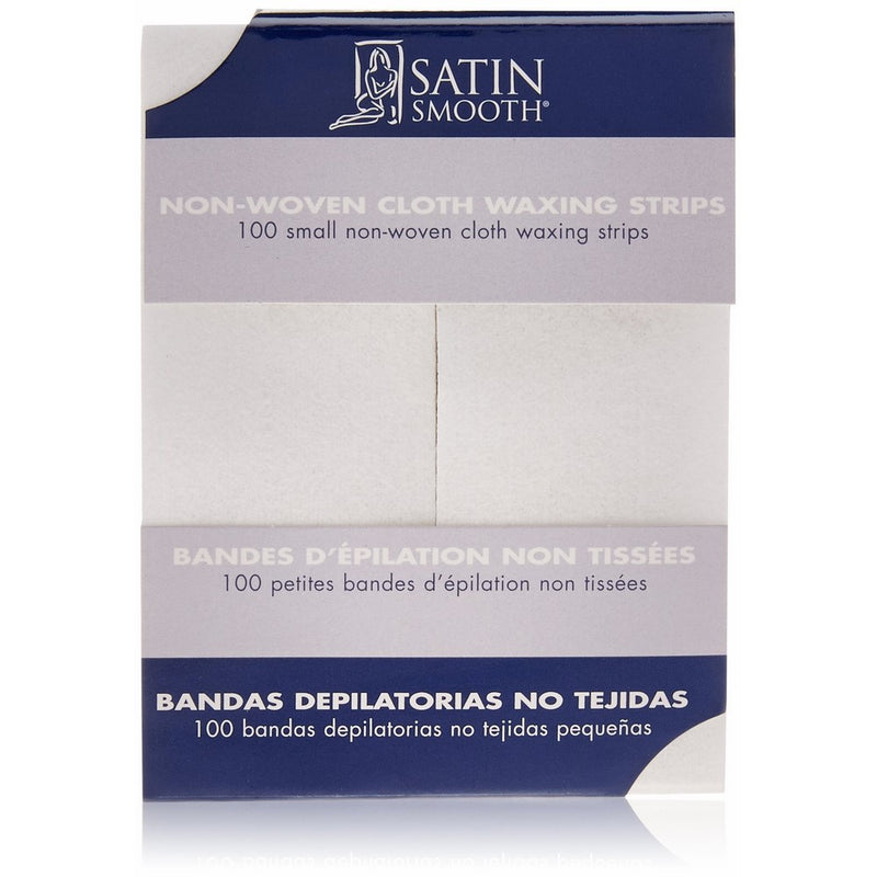 SATIN SMOOTH Small Non-woven Cloth Waxing Strips