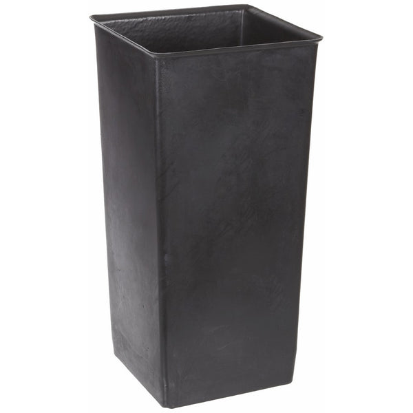 Witt Industries 13R Plastic 13-Gallon Rigid Waste Liner, Square, 11" Width x 11" Depth x 20" Height, Black