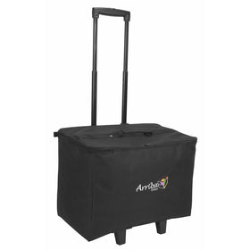 Arriba Padded Multi Purpose Case Acr-19 Bottom Rolling Stackable Case Dims 19X12X14 Inches
