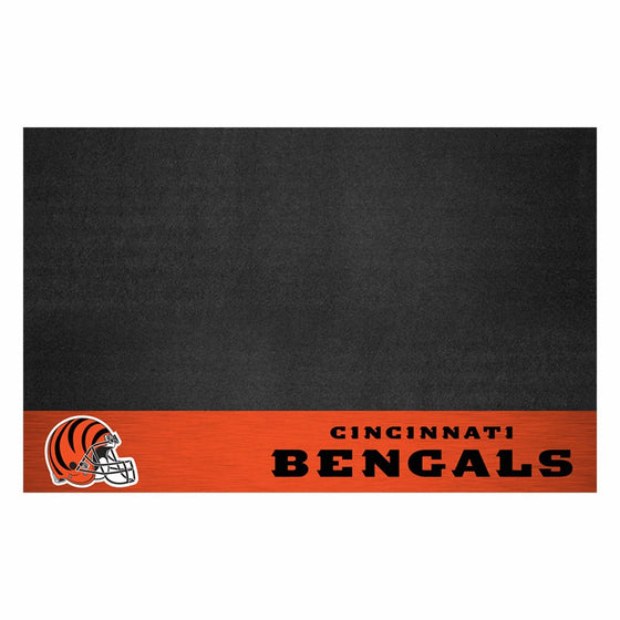 Fanmats 12180 NFL Cincinnati Bengals Vinyl Grill Mat