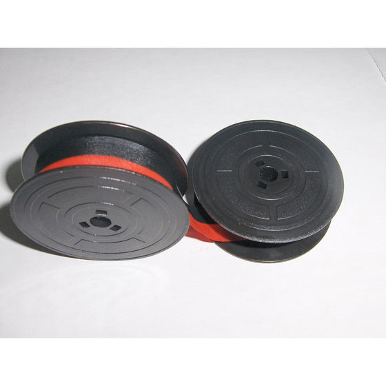 Underwood 21 Typewriter Ribbon, Black and Red, Compatible, Twin Spool