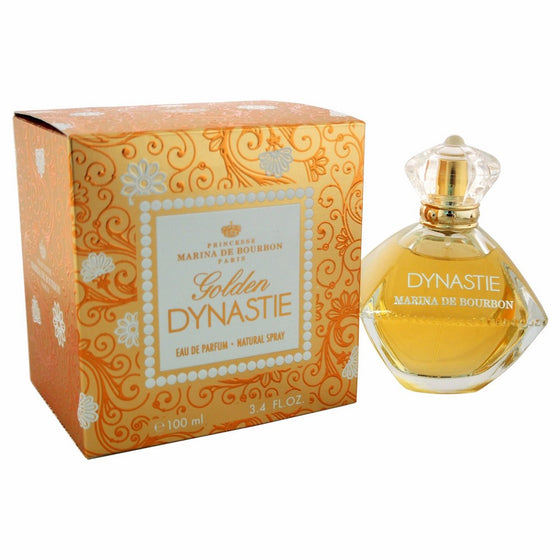 Marina De Bourbon Golden Dynastie Eau De Parfum Spray, 3.4 Ounce