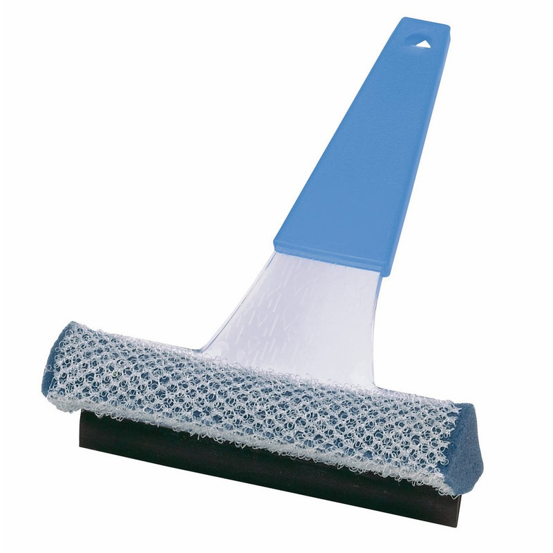 Carrand 9020A Blue Misty 6" Acrylic Plastic Squeegee with Netting