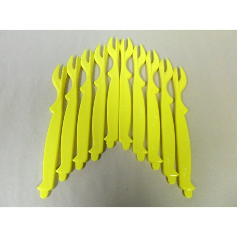 Sea-Sheller for Crab, Lobster, Shrimp - 10 pack (Yellow)