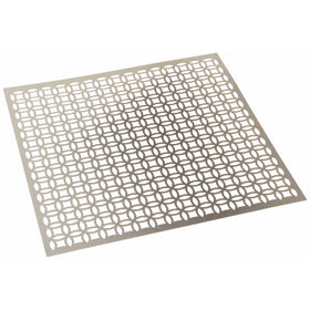 M-D Hobby & Craft 573-51 Silver Colored Metal Sheet, 12 by 12-Inch, Elliptical