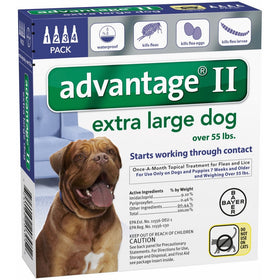Bayer Animal Health Advantage II Extra Large Dog 4-Pack