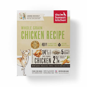 Honest Kitchen The Human Grade Dehydrated Organic Grain Chicken Dog Food, 10 lb box - Revel