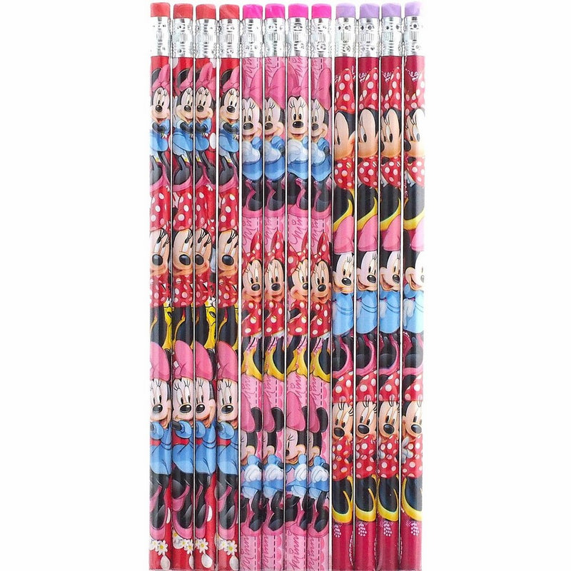 Disney Minnie Mouse 12 Wood Pencils Pack