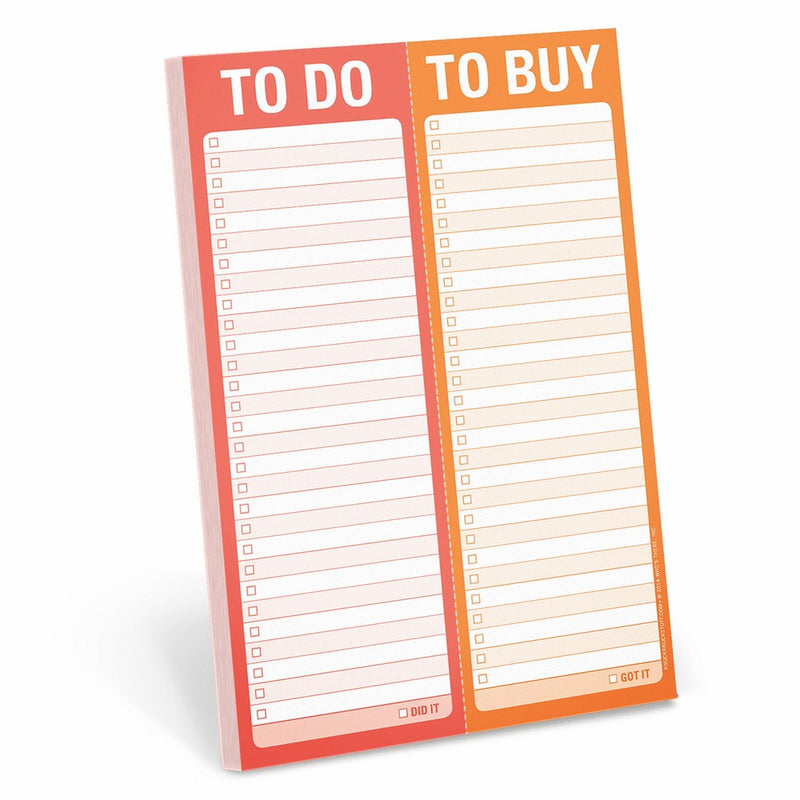 Knock Knock To Do/To Buy Perforated Note Pad