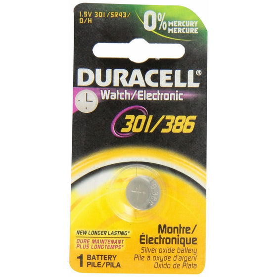 DURACELL D301/386B Watch/Calculator Battery