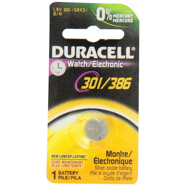 DURACELL D301/386B Watch/Calculator Battery