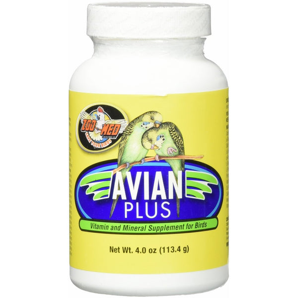 Zoo Med Laboratories Bzma374 Avian Plus Bird Vitamins, 4 oz