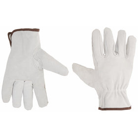 Boss Manufacturing Company 4065L Gloves Unlined Split Leather Gloves, Large, Gray