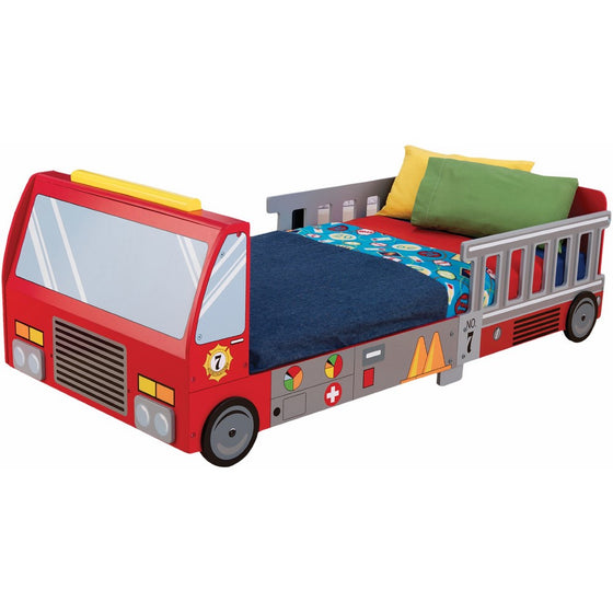 KidKraft Fire Truck Toddler Bed