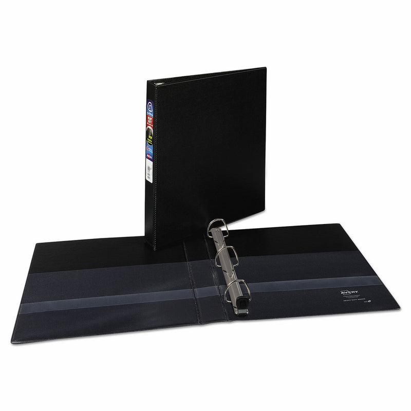 Avery Heavy-Duty Binder with 1 Inch One Touch EZD Ring, Black, 1 Binder (79989)