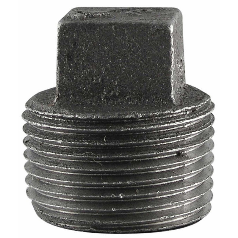 Southland 521-802HN Square Head Plugs, 3/8", Black