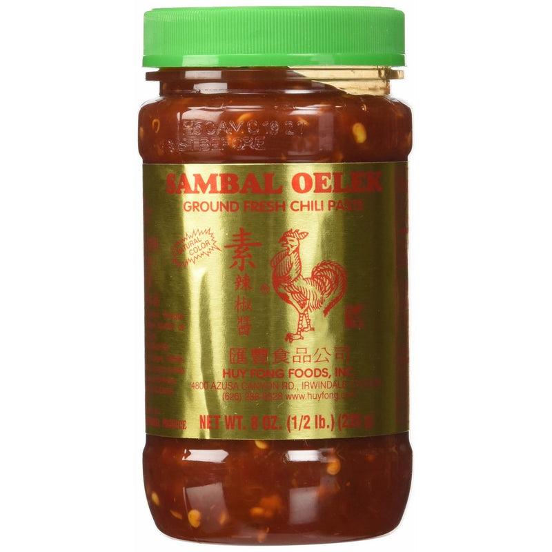 Huey Fong Sambal Oelek Chili Paste 8 Oz